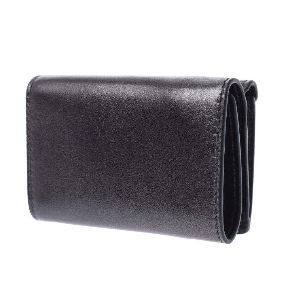 Balenciaga Black Paper Tri fold Wallet Compact - Picture 1 of 12